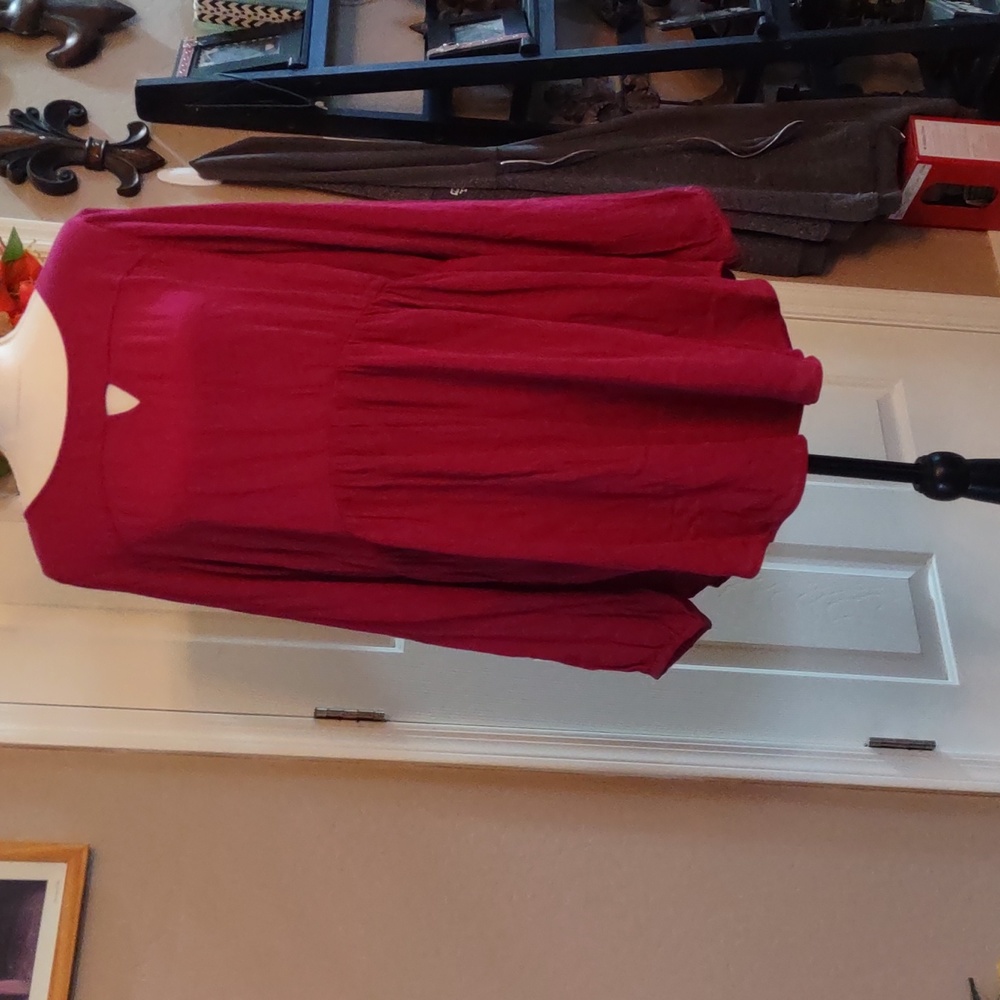 Torrid long sleeve gauze babydoll